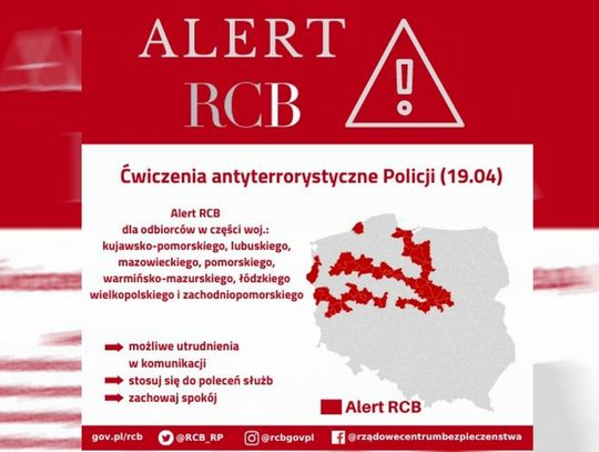 UWAGA! 19.04 na terenie kraju w tym w Pomorskiem odbywają się ćwiczenia kontrterrorystów wspólnie z FBI