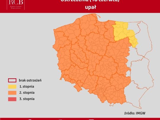 UWAGA! Fala upałów nad Polską. IMGW ostrzega 