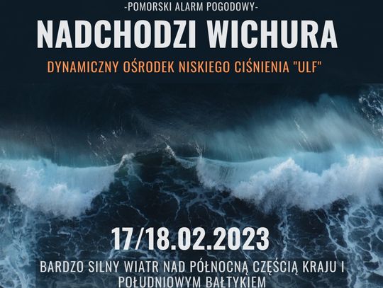 UWAGA! Nadchodzi potężna wichura! Pomorski Alarm Pogodowy ostrzega