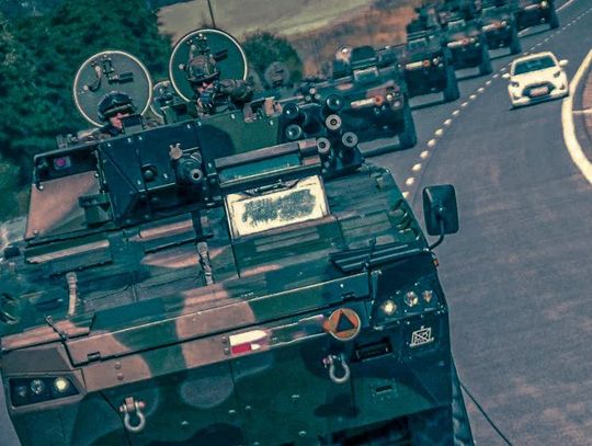 UWAGA: Wzmożony ruch pojazdów wojskowych na drogach