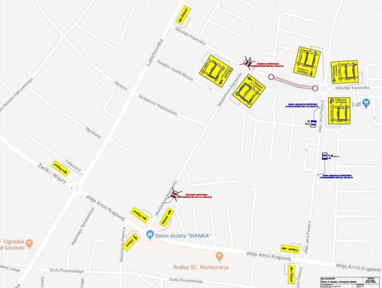 Uwaga! Zmiana organizacji ruchu na ulicy Kopernika