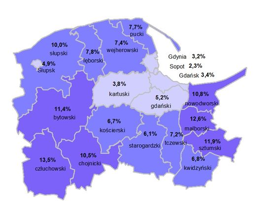 W naszym powiecie bezrobocie spada najszybciej