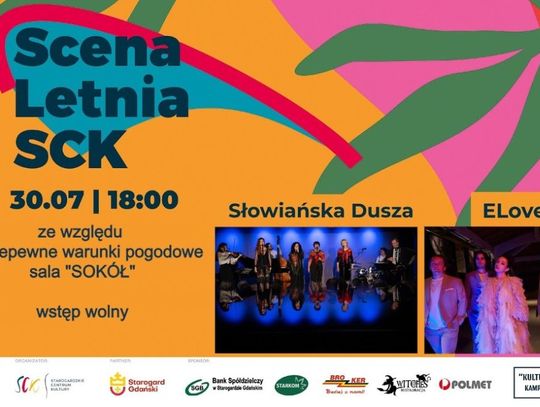 W weekend ostatni wakacyjny koncert w ramach Sceny Letniej SCK