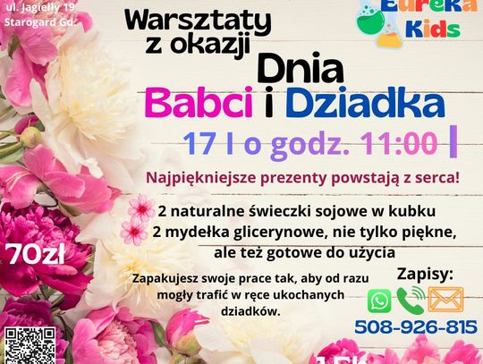 Warsztaty prezentowe z okazji Dnia Babci i Dziadka