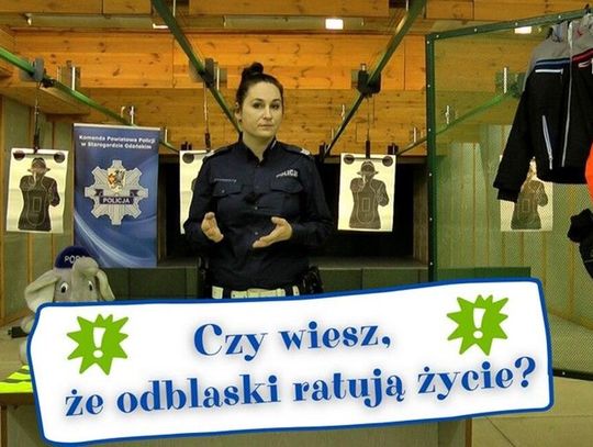 [WIDEO] Nie bądź mroczny - bądź widoczny! Pamiętaj, że odblaski ratują życie