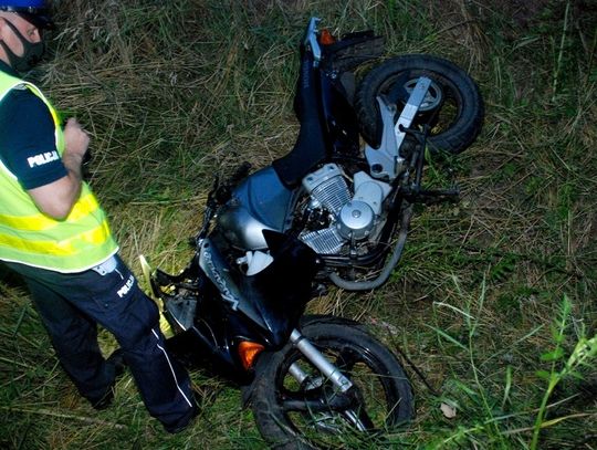 Wracamy do wczorajszego wypadku z udziałem motocyklisty. 20-latek przewoził pijanego pasażera 