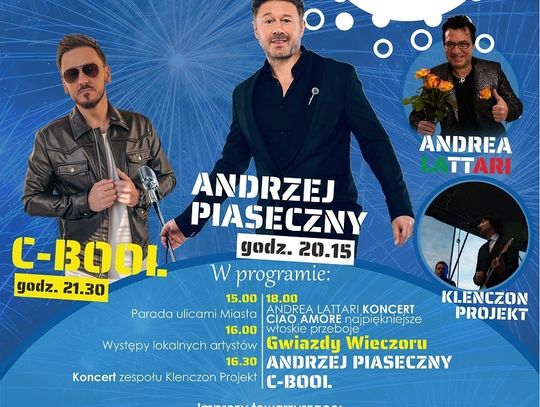 Wspaniałe święto Skarszew nadchodzi! Na scenie zagrają m.in. Andrzej Piaseczny i C-BooL