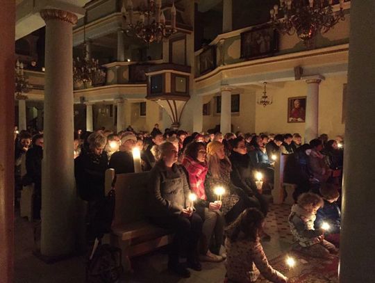 Wyjątkowa Msza Święta bez prądu