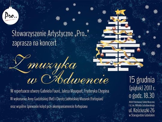 Wyjątkowy koncert „Z muzyką w Adwencie”