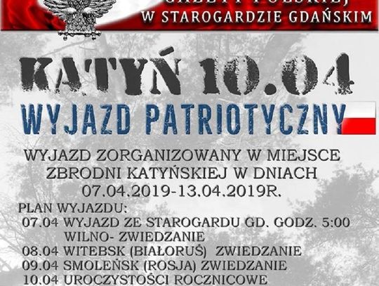 Wyjazd na uroczystości do Katynia 