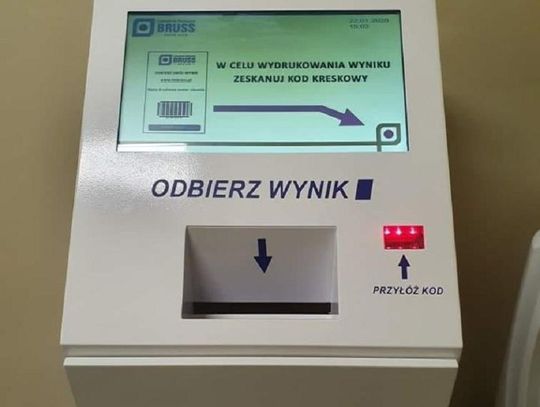 Wynikomat w skarszewskiej przychodni 