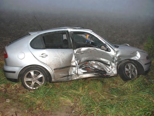 Wypadek na skrzyżowaniu w Piesienicy. Ranna kobieta