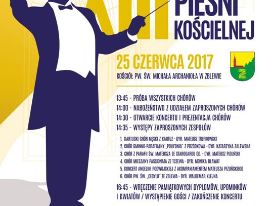 XIII edycja Koncertu Pieśni Kościelnej w Zblewie. Warto tam być!