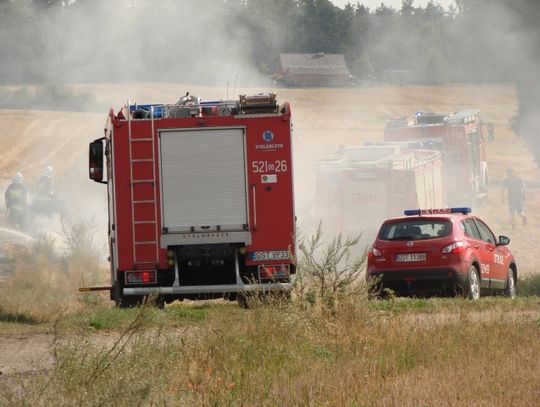 ZDJĘCIA: Kolejny pożar podczas prac polowych 