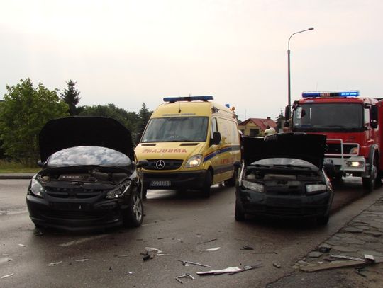 ZDJĘCIA: Wypadek na drodze wojewódzkiej nr 214