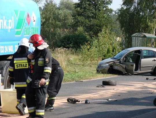 ZDJĘCIA! Wypadek - utrudnienia w ruchu 