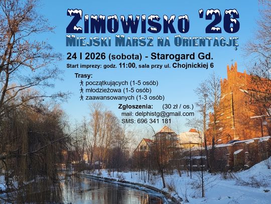 ZIMOWISKO '26 - Miejski Marsz na Orientację w stolicy Kociewia!