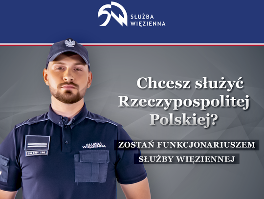 Zostań funkcjonariuszem Służby Więziennej