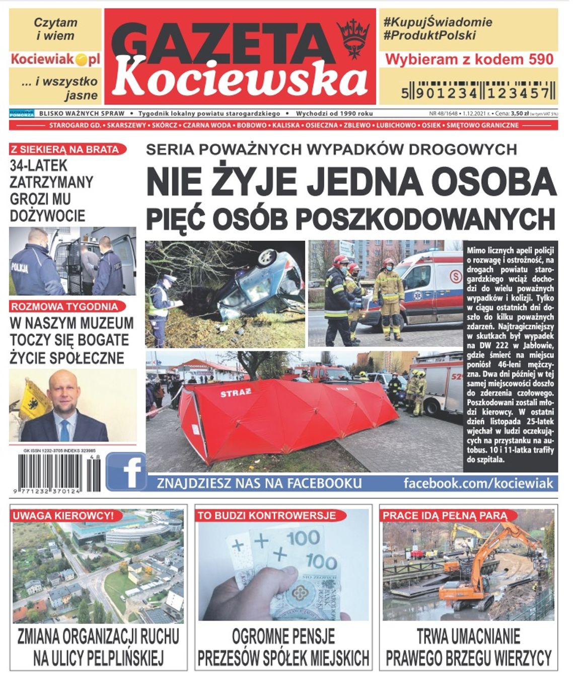 1-grudniowy numer Gazety Kociewskiej już w sprzedaży! 