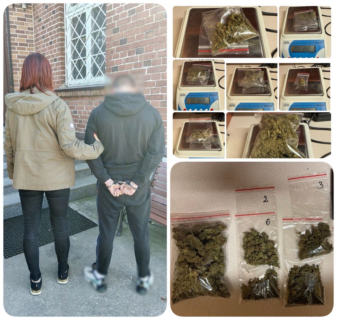 17-latek z marihuaną zatrzymany przez tczewskich wywiadowców – grozi mu nawet 10 lat więzienia 17-latek z marihuaną zatrzymany przez tczewskich wywiadowców – grozi mu nawet 10 lat więzienia