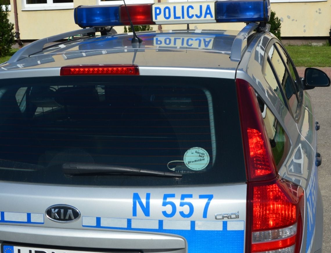 31-latek jechał bez pasów i... na podwójnym gazie! 