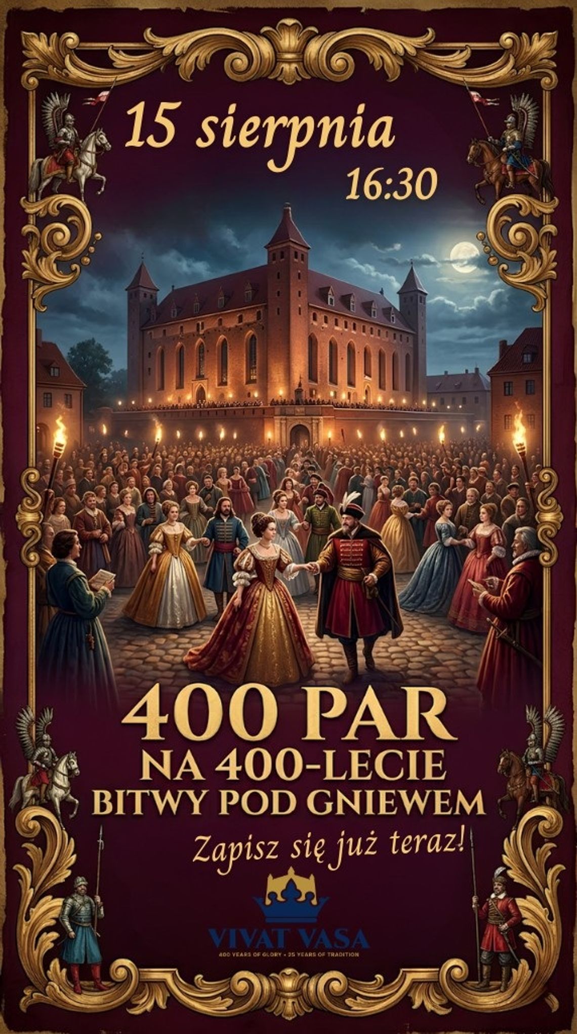 400 par na 400-lecie Bitwy pod Gniewem 400 par na 400-lecie Bitwy pod Gniewem