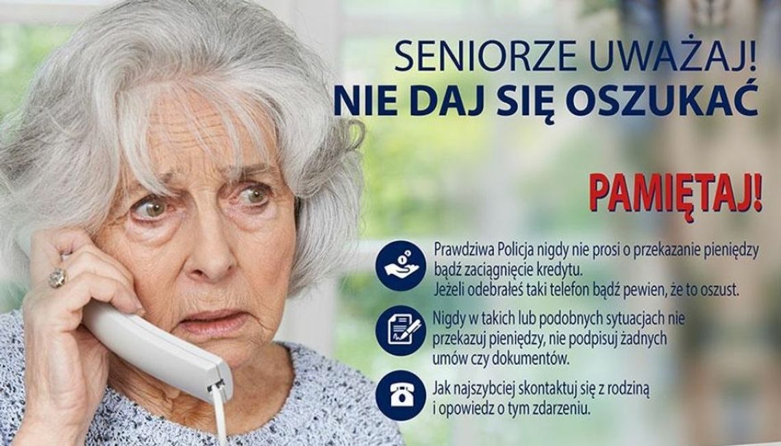 73-latka padła ofiarą oszustwa "na wypadek drogowy syna" - straciła 85 tys. złotych. Ostrzeżenie Policji!