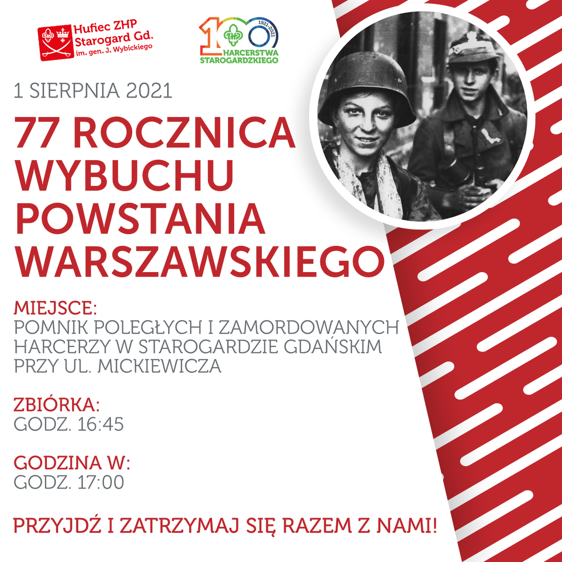 77. rocznica wybuchu Powstania Warszawskiego [UROCZYSTOŚCI]