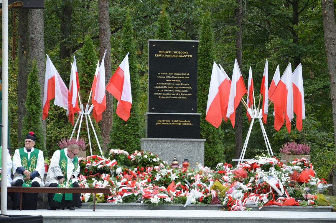 82. rocznicy zbrodni niemieckiej  w Lesie Szpęgawskim