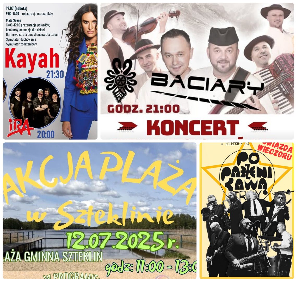 Baciary, Kayah, Łydka Grubasa, Ira i Poparzeni Kawą Trzy! Nadchodzą ciekawe wydarzenia!