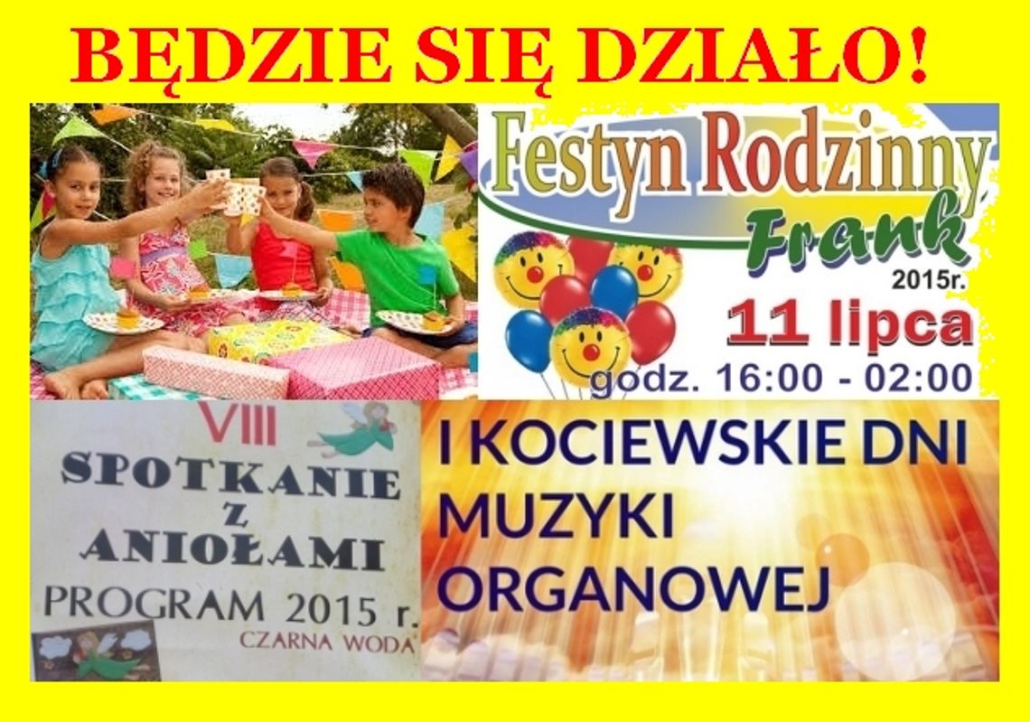 Będzie się działo! Sprawdź program wydarzeń na najbliższy tydzień