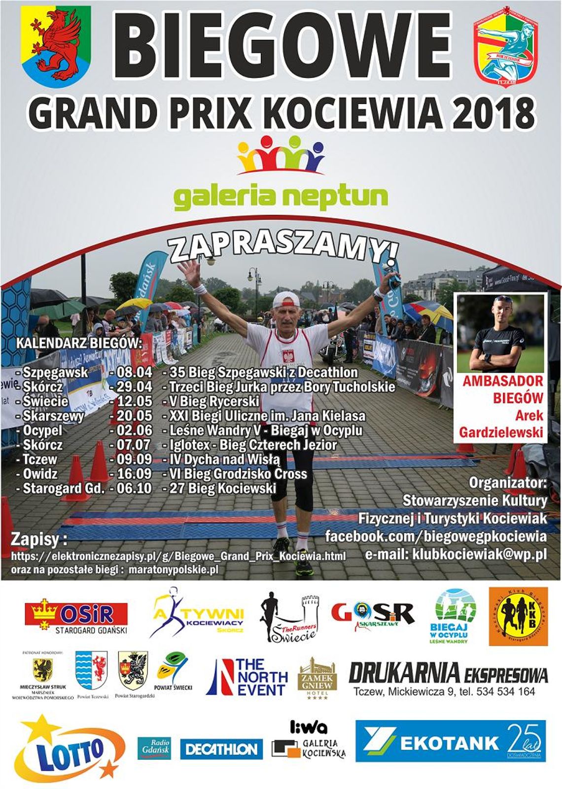  Biegaj i wygrywaj. Biegowe Grand Prix Kociewia 2018 