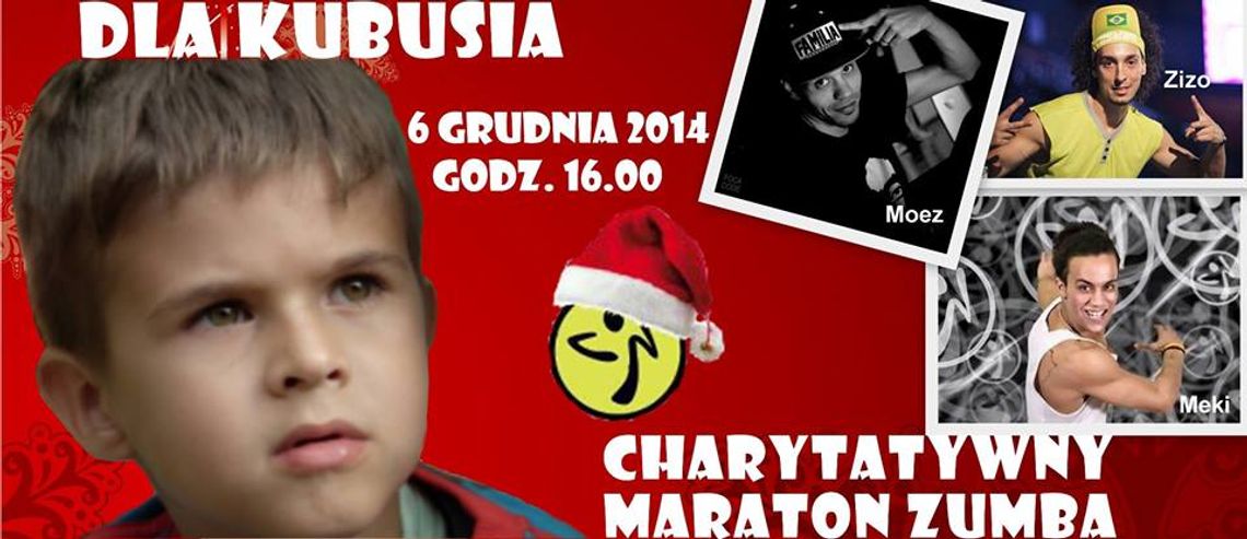 Charytatywny mikołajkowy Maraton Zumby dla Kubusia