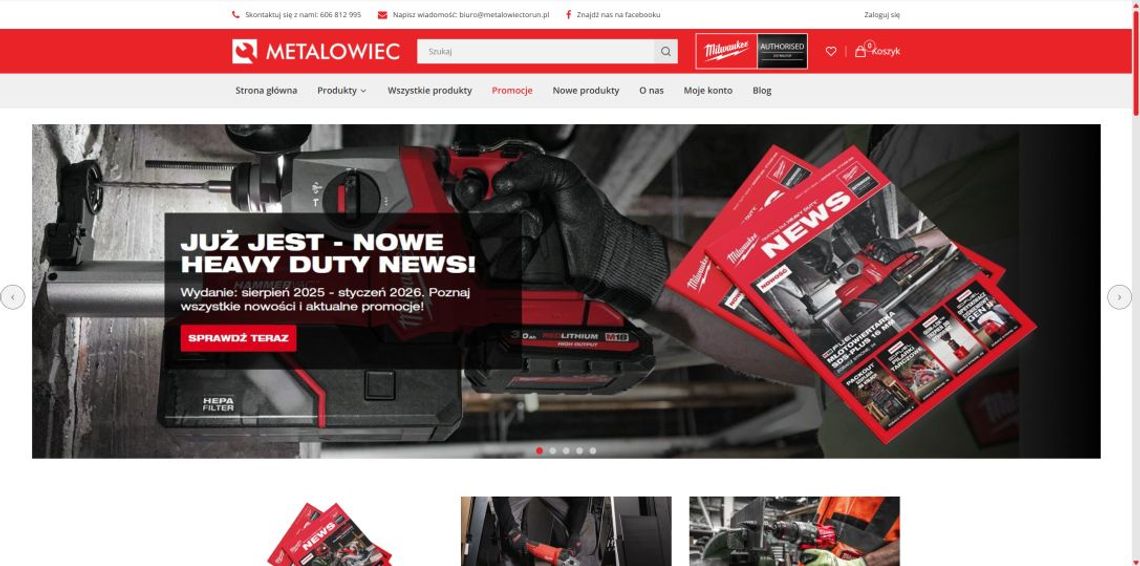 Dlaczego sklep Milwaukee to pewność oryginalnych narzędzi i akcesoriów?