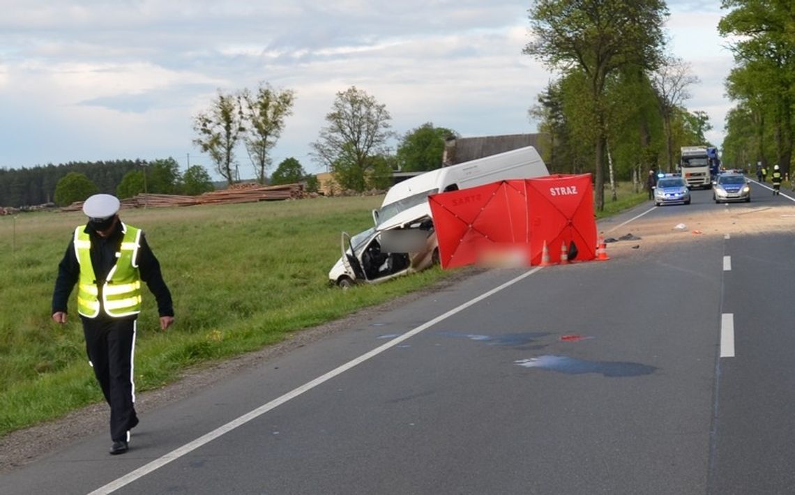 Dwie osoby zginęły w wypadku na drodze nr 22