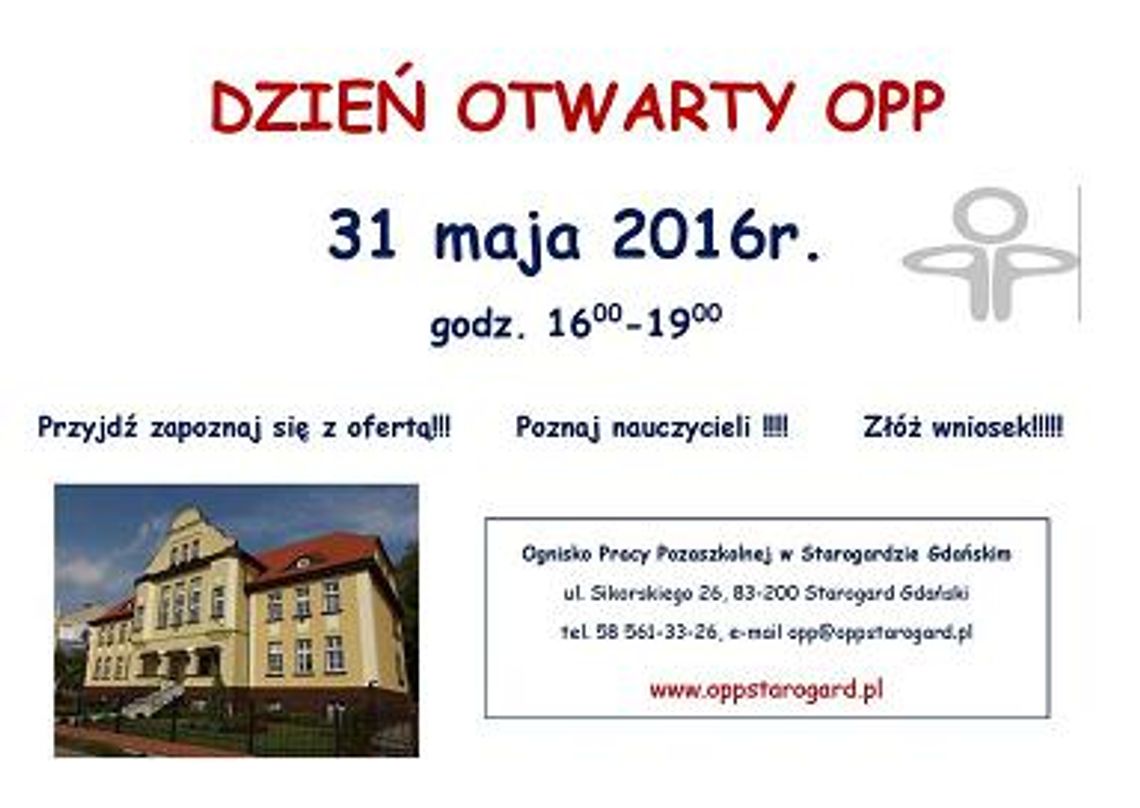 Dzień otwarty Ogniska Pracy Pozaszkolnej w Starogardzie Gdańskim 