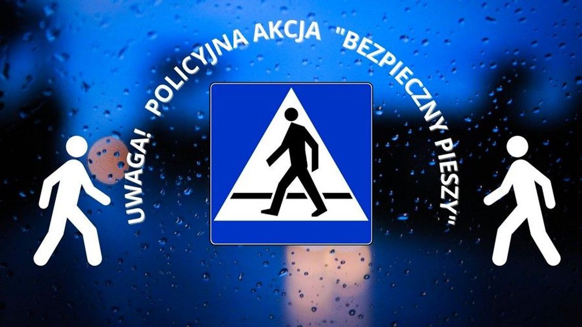 Dziś policyjne działania pod nazwą "Bezpieczny pieszy"