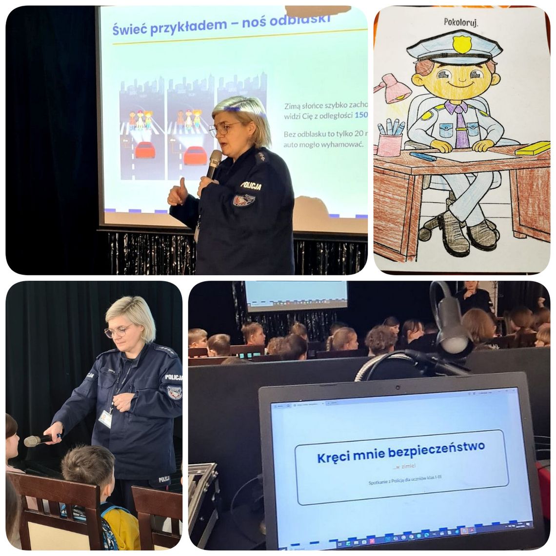 Edukacja i zabawa z Policją w Osiedlowym Domu Kultury Edukacja i zabawa z Policją w Osiedlowym Domu Kultury