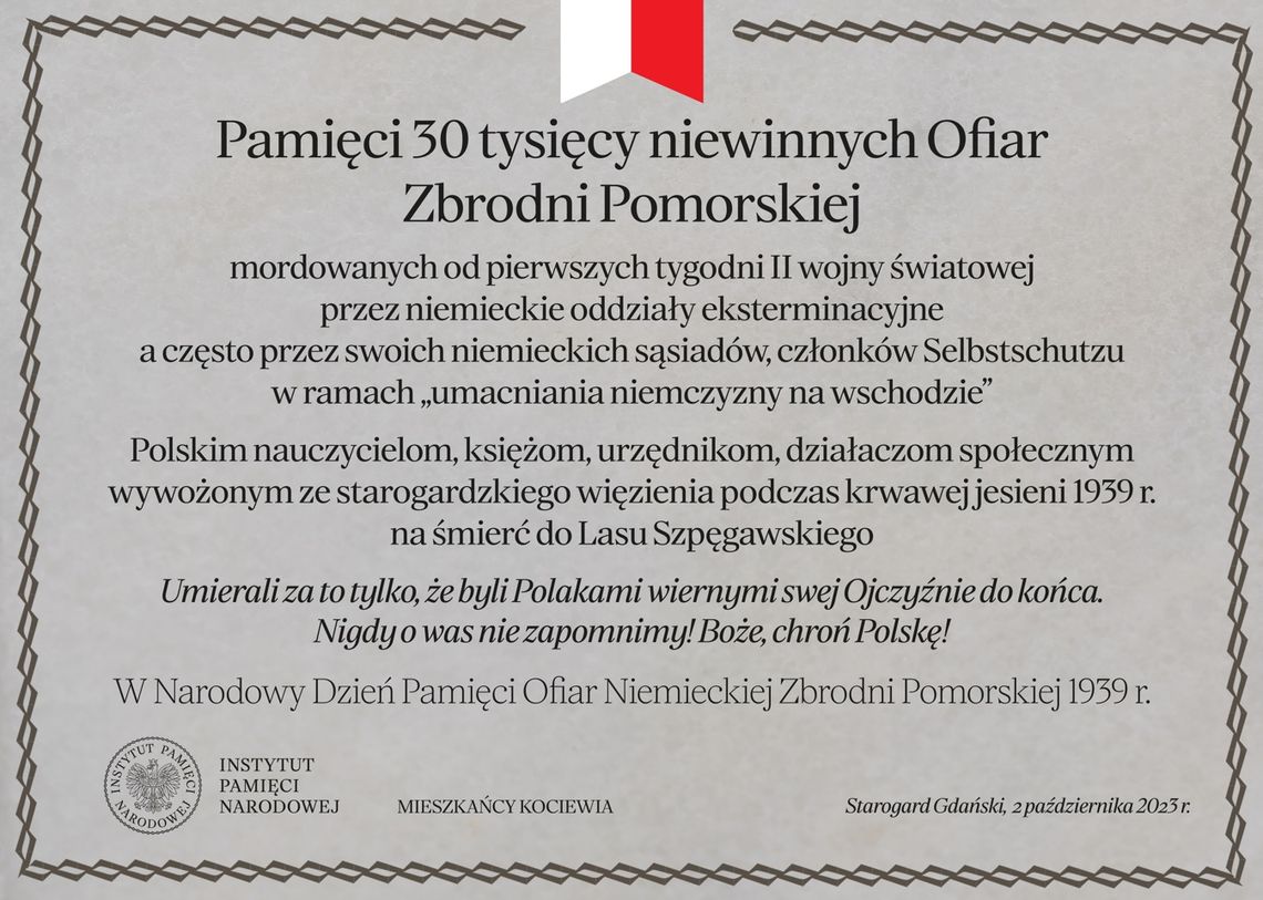 FELIETON: Pamięć – prawda – zadośćuczynienie