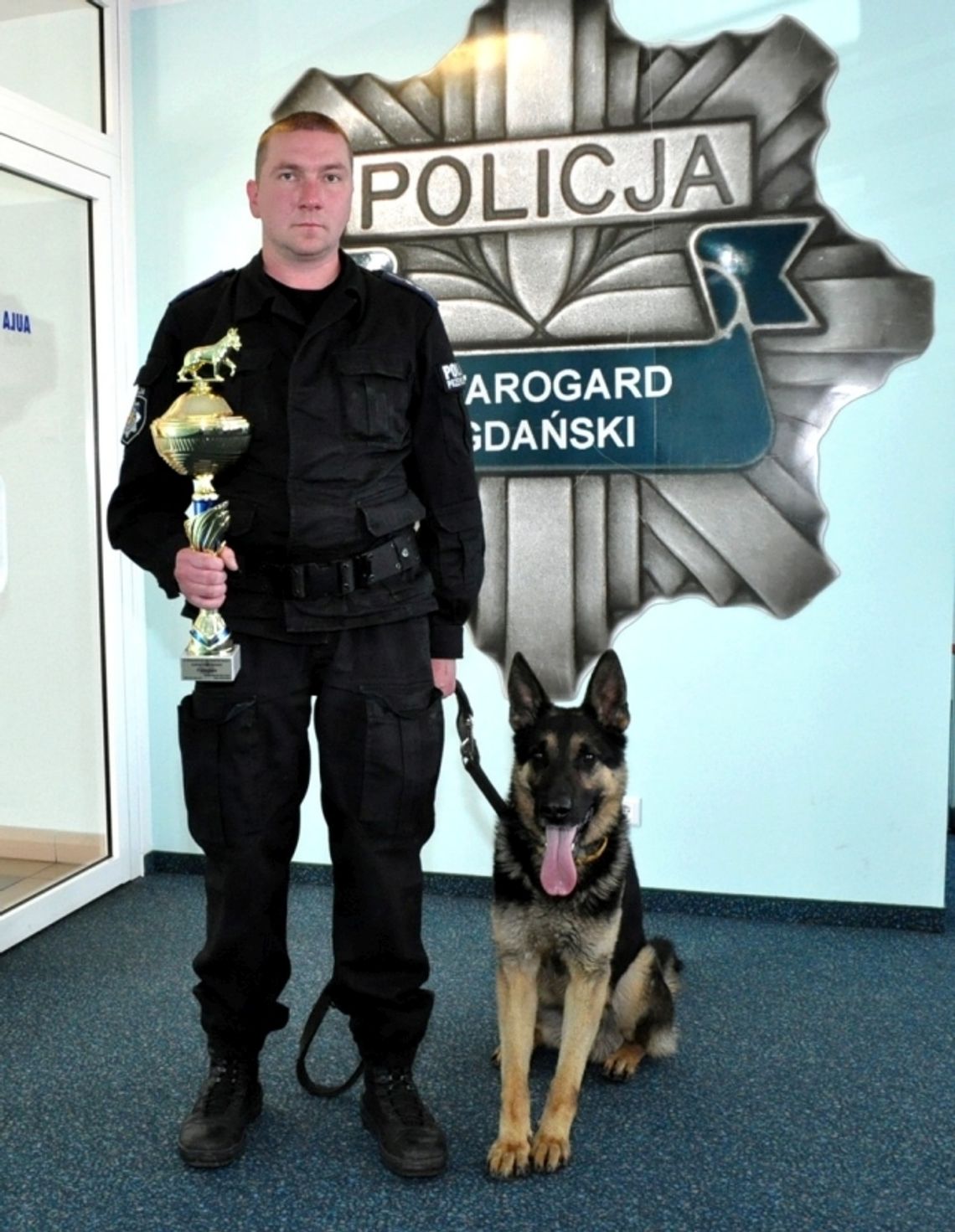 FOTO: Najlepsze psy policyjne w województwie pomorskim: Ilab i Edur FOTO: Najlepsze psy policyjne w województwie pomorskim: Ilab i Edur