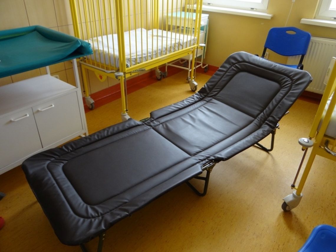 FOTO: Nowe łóżka dla rodziców oraz remont łazienki w Oddziale Pediatrycznym FOTO: Nowe łóżka dla rodziców oraz remont łazienki w Oddziale Pediatrycznym