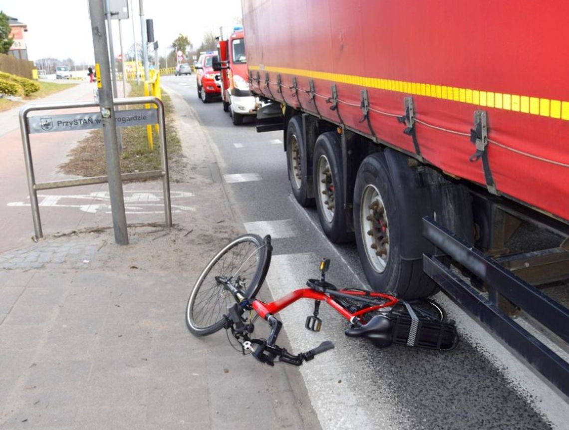 [FOTO] Wracamy do sprawy potrącenie rowerzystki przez kierowcę ciężarówki