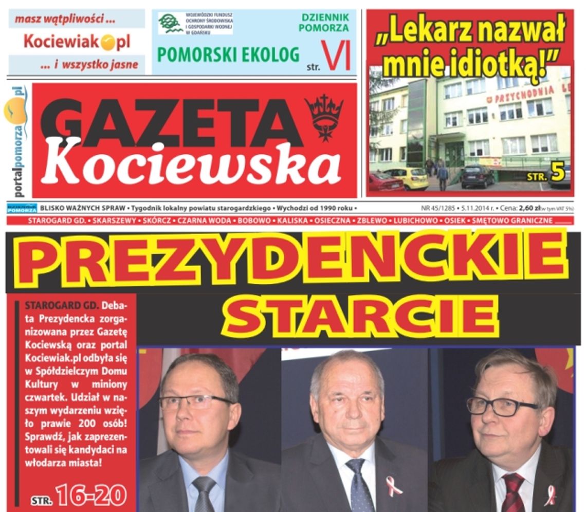 Gazeta Kociewska już w kioskach - aż 32 strony informacji z regionu!