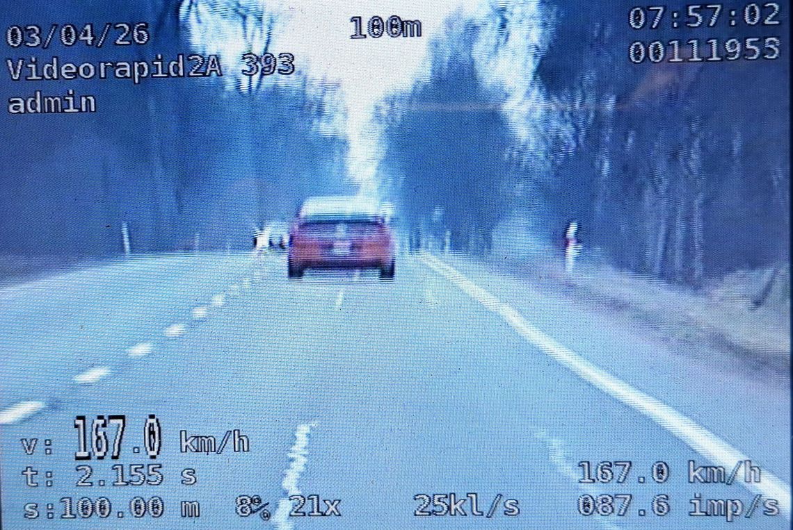 Gnał "berlinką" niemal 170 km/h. Starogardzka grupa SPEED bezlitosna dla piratów drogowych!