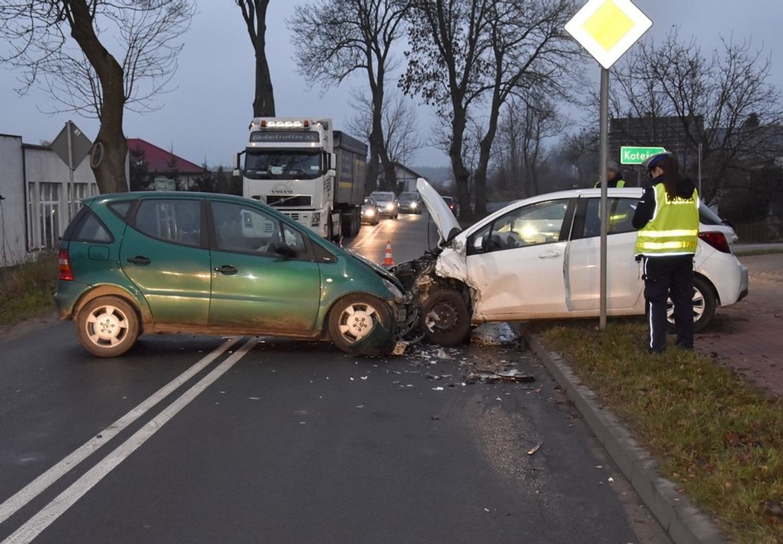 Groźny wypadek na ulicy Lubichowskiej i... kolejny kierowca bez uprawnień 