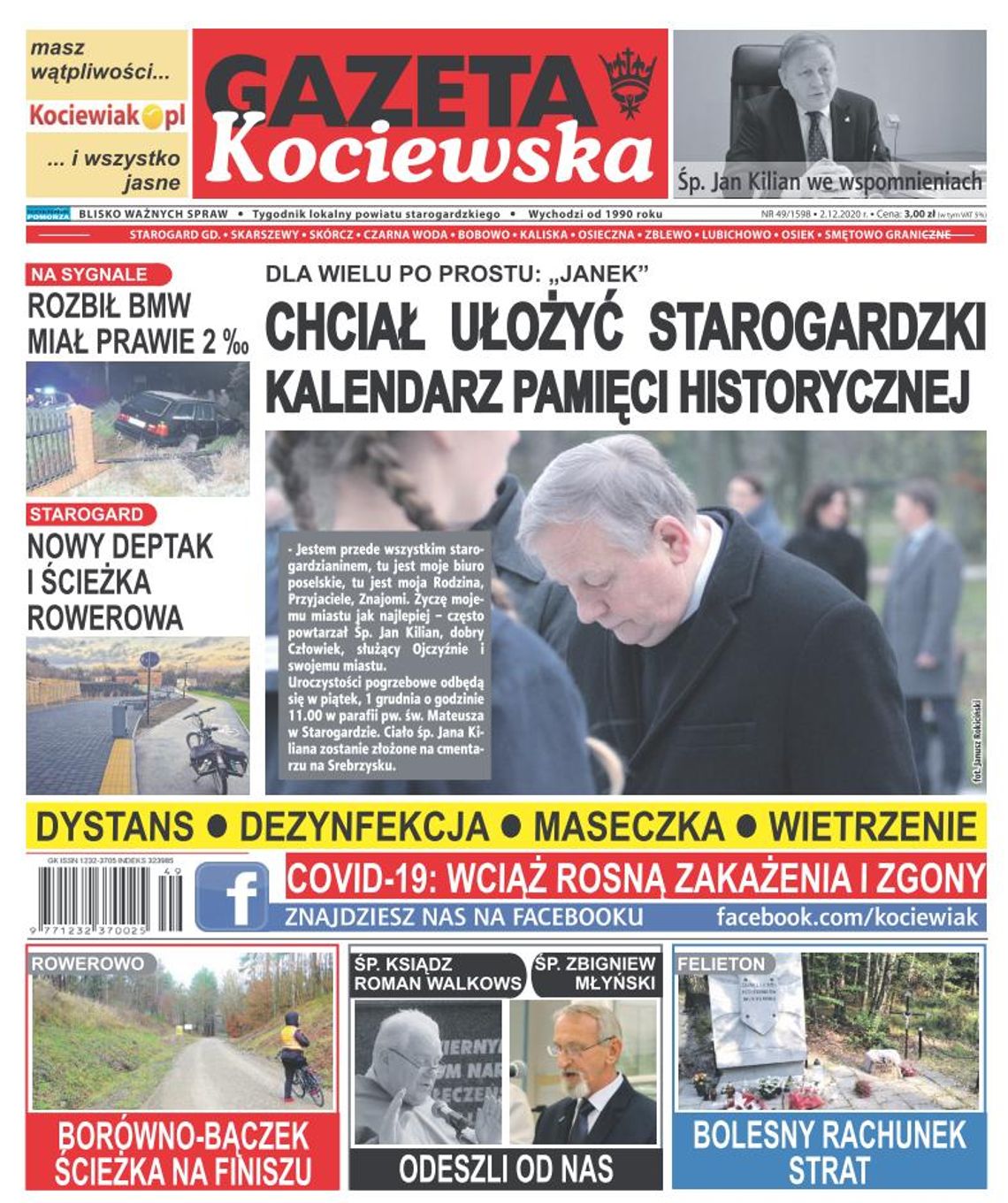 Grudniowy numer Gazety Kociewskiej już w sprzedaży Grudniowy numer Gazety Kociewskiej już w sprzedaży