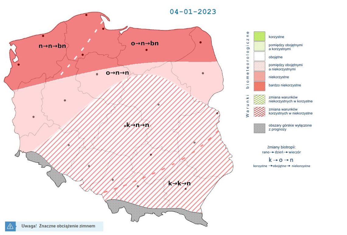 IMGW: Dziś warunki biometeorologiczne są bardzo niekorzystne