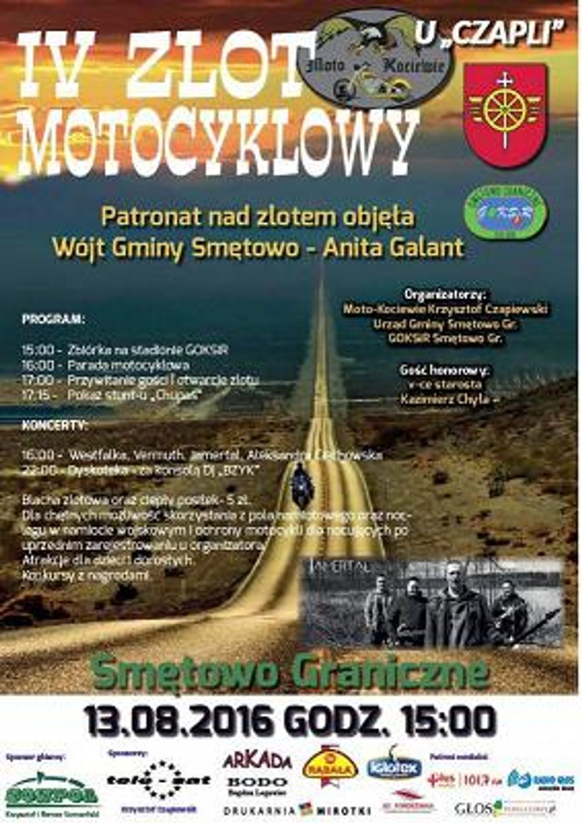 IV Zlot Motocyklowy u „Czapli". Zapowiada się wyśmienita zabawa IV Zlot Motocyklowy u „Czapli". Zapowiada się wyśmienita zabawa