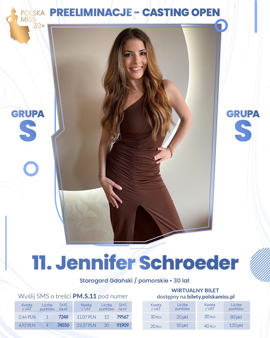 Jennifer Schroeder ze Starogardu walczy o koronę i tytuł Najpiękniejszej Polki w konkursie Polska Miss 2025!