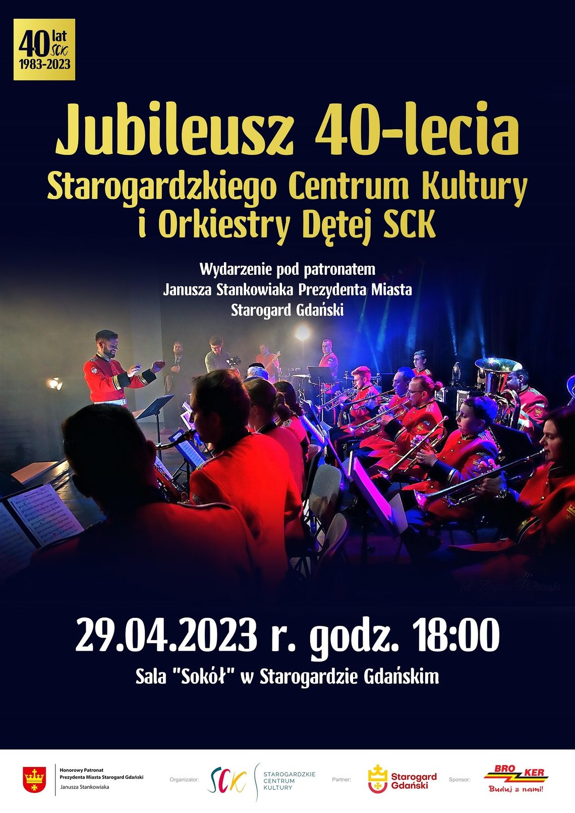 Jubileusz 40-lecia SCK i Orkiestry Dętej SCK